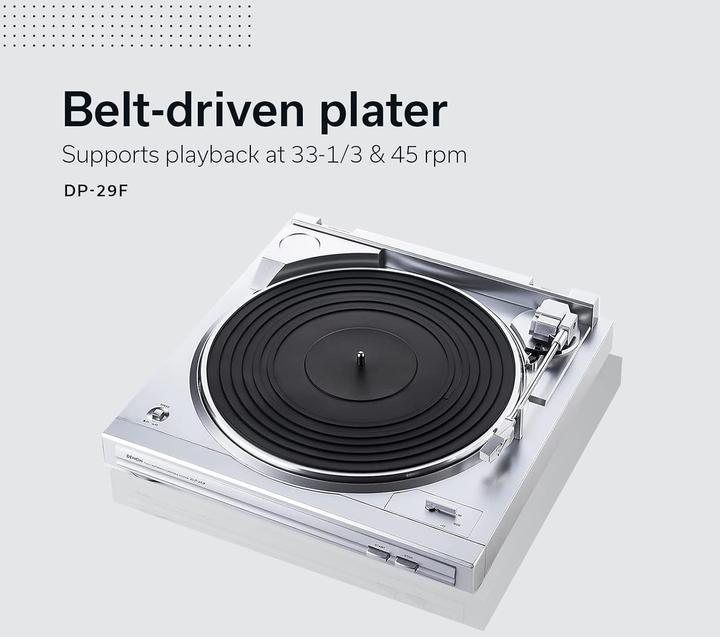 Actual product image Denon Automatic Belt-Drive Turntable with Integrated Phono Preamp (Automatic)