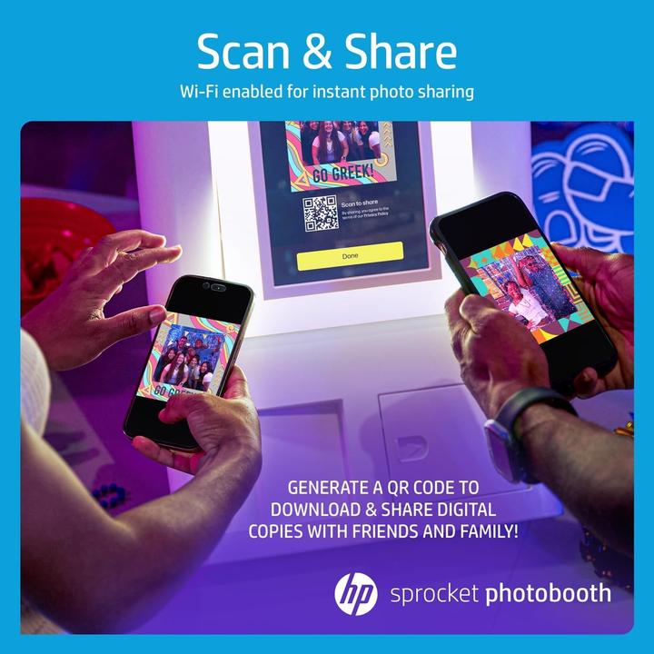 Actual product image HP Sprocket Photobooth