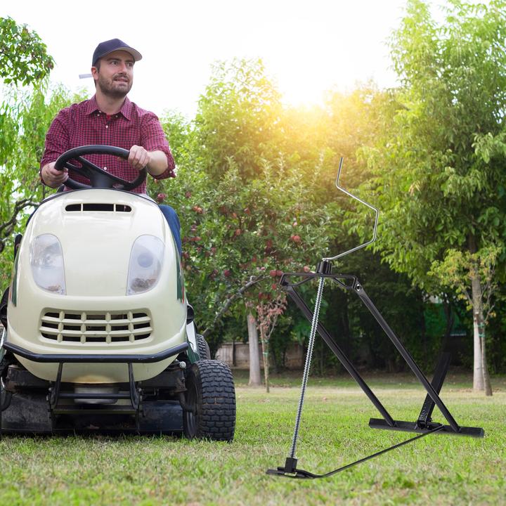 Produktbild Relaxdays Kippvorrichtung (Rasentraktor, Gartenmaschinen Werkzeug)