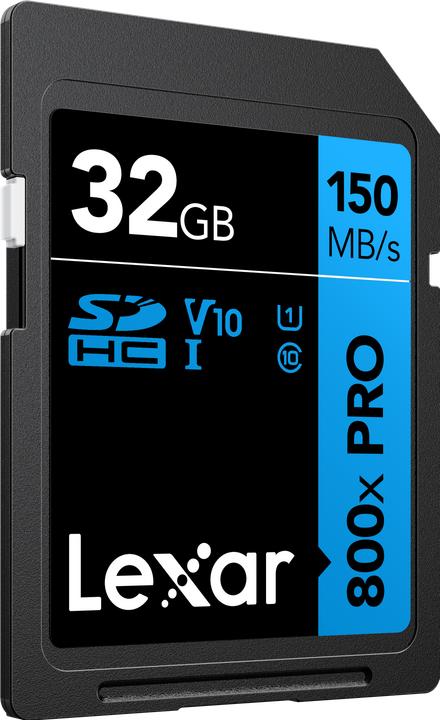 Immagine prodotto Lexar MEMORIA SDHC 32GB UHS-I/LSD0800P032G-BNNNG (32 GB, SDHC, U1, UHS-I)