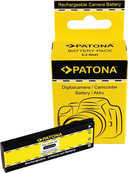 Produktbild Patona Akku f. Casio Exilim EX-V7 V-7 EX-V8 V-8 NP-50 NP50