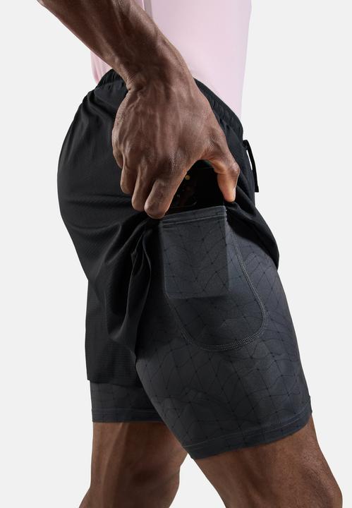 Produktbild Odlo Zeroweight 5 Inch 2-in-1 Laufshorts mit Hyper-Print (L)