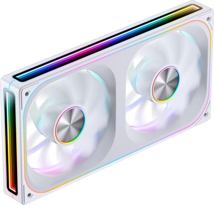 Produktbild Jonsbo ZA-240 Infinity Mirror ARGB Reverse Blade PWM Lüfter - 240mm, weiss (240 mm)