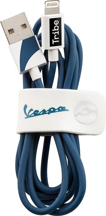 Tribe Vespa USB to Lightning Sync&Charge Cable for Apple iPhone (Apple MFi Certified), 120 cm - Bian (1.20 m)