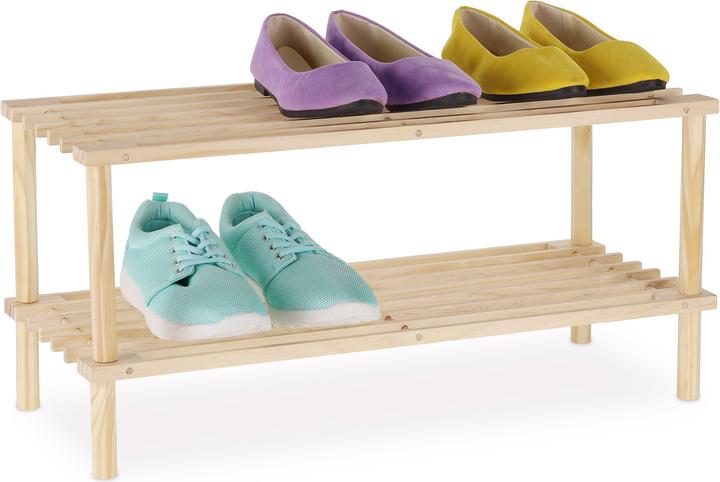 Actual product image Relaxdays Shoe rack (63 x 26 x 29.5 cm)