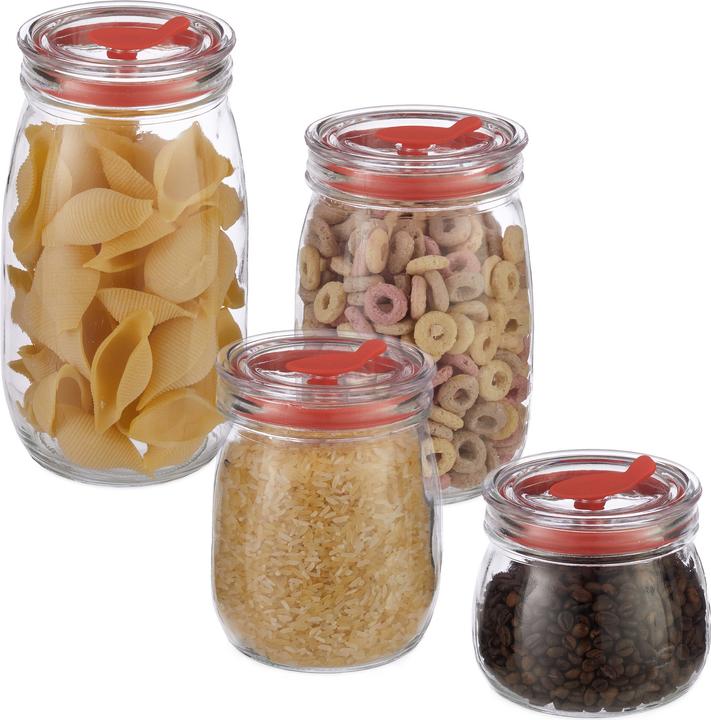Image du produit Relaxdays bocaux-en-verre (1.40 l)