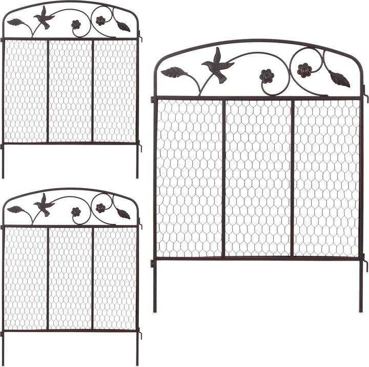 Actual product image Relaxdays Decorative garden fencing (186 cm)