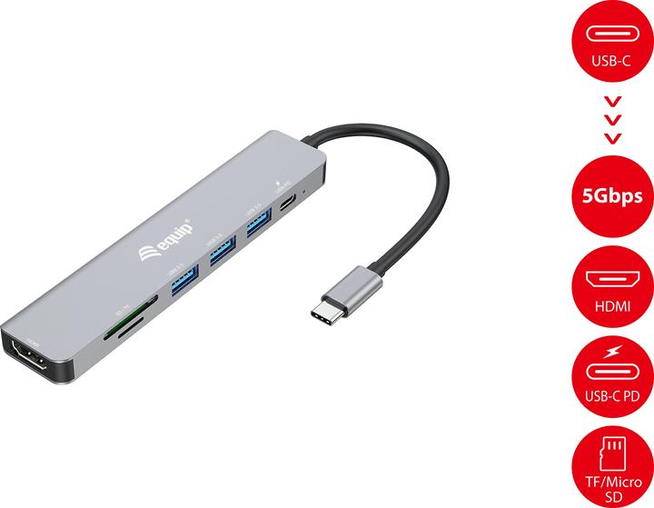 Immagine prodotto equip 133494 (USB-C, 7 porte)