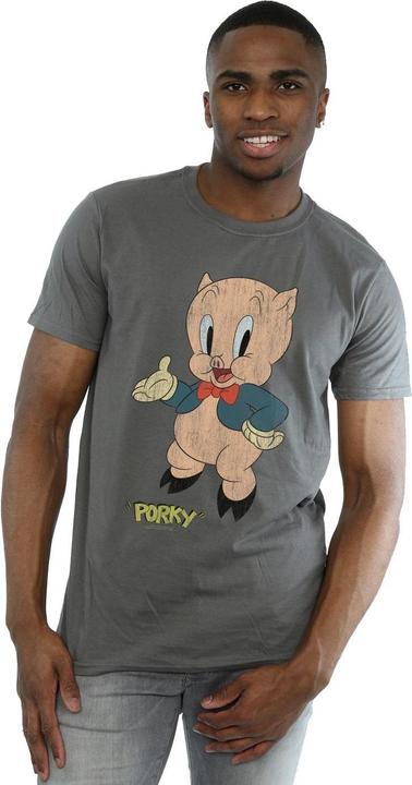 Produktbild Looney Tunes Porky Pig Distressed TShirt (S)