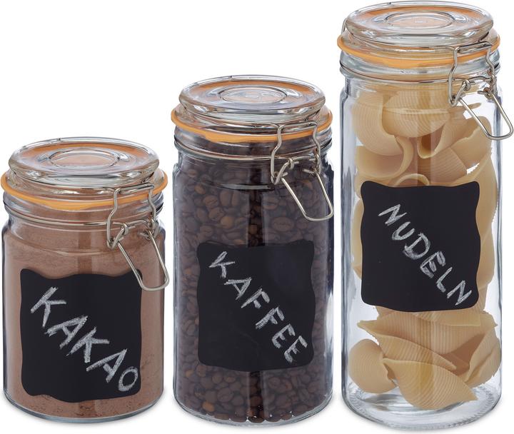 Actual product image Relaxdays storage jars (1.30 l)