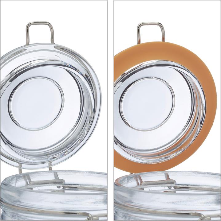 Actual product image Relaxdays storage jars (1.30 l)