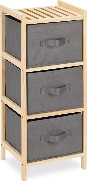 Immagine prodotto Relaxdays Mobiletto da-bagno (28 x 25,5 x 65 cm)