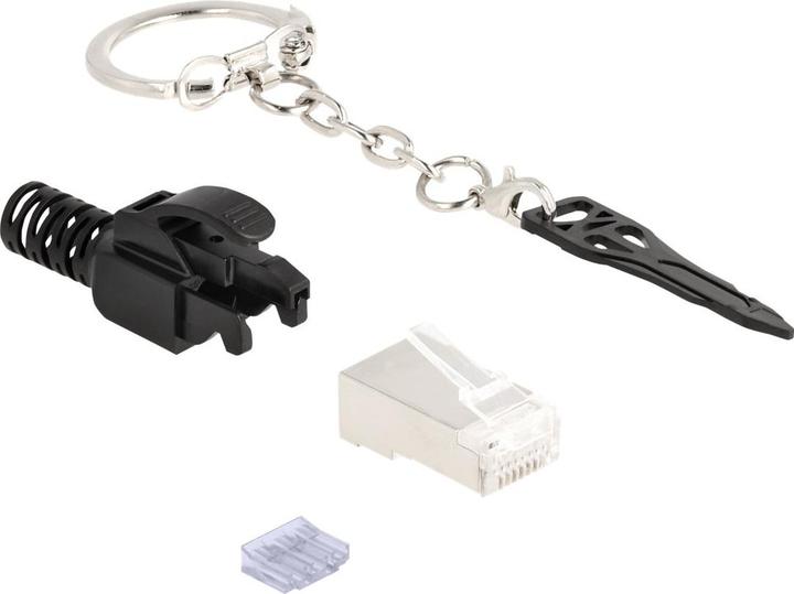Produktbild Delock RJ45 Modularer Stecker Cat.6A verschliessbar 10er Set (Netzwerkkabel Stecker)