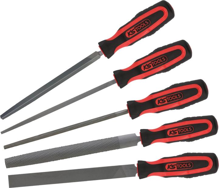Produktbild KS Tools Werkstattfeilen-Satz. 5-tlg. 140.3000 (Hieb 2, 200 mm)