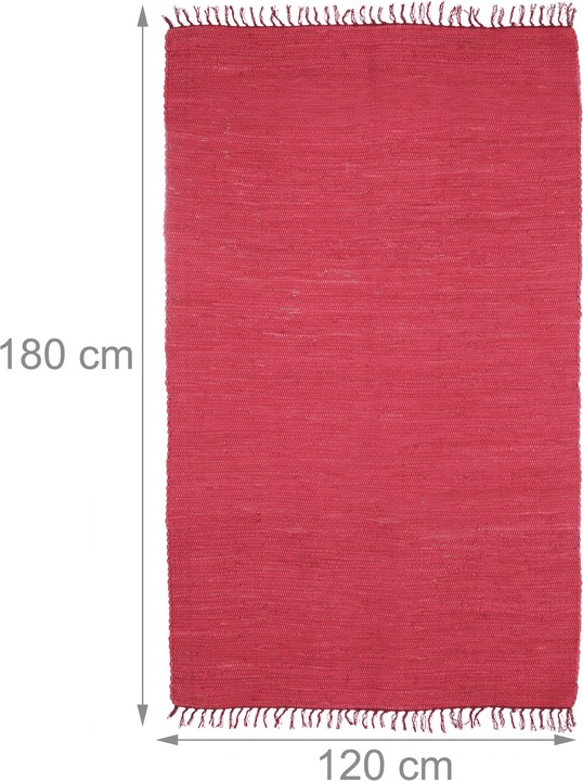 Actual product image Relaxdays Flatweave rug (120 x 180 x 0.5 cm)