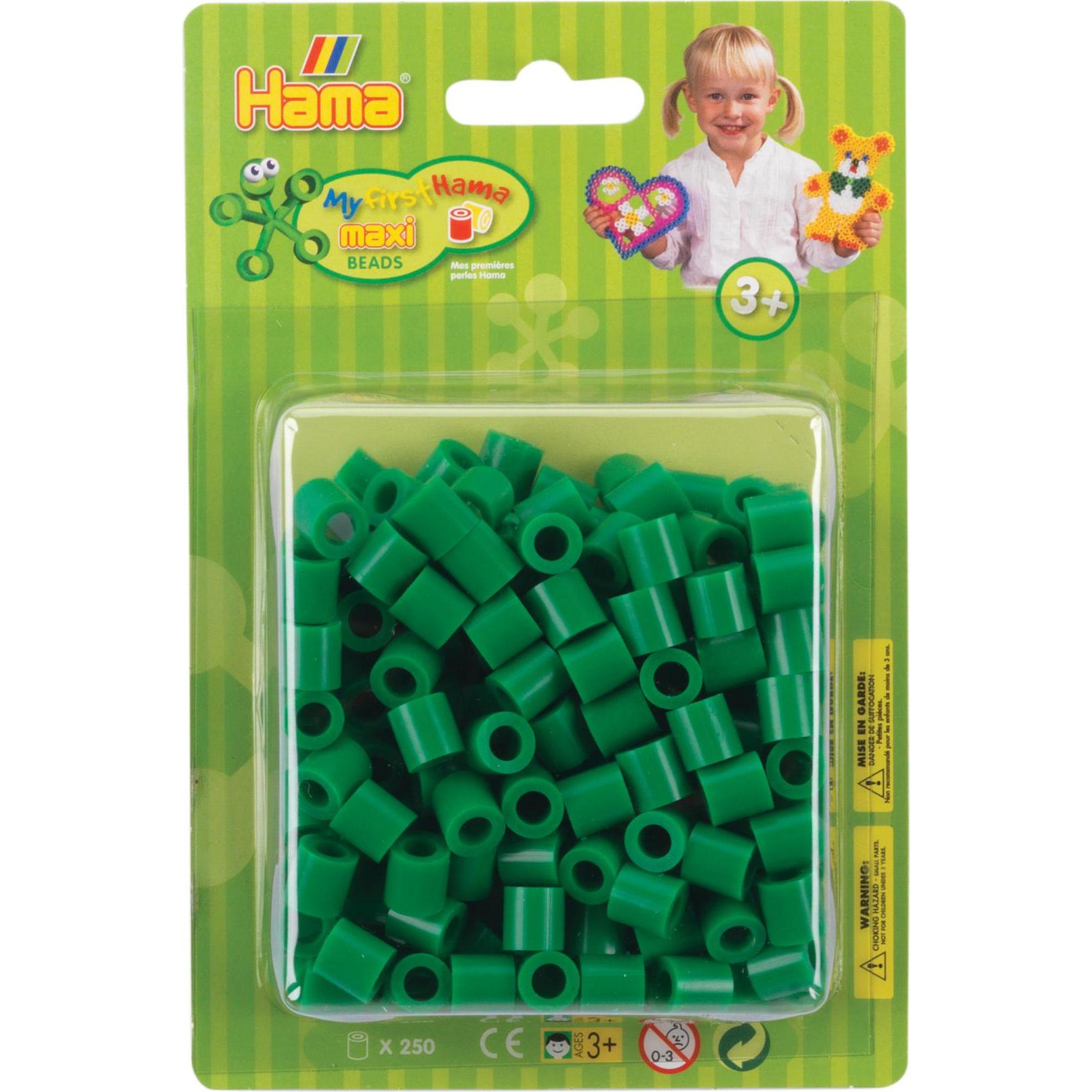 Hama Perlen Strijkkralen Maxi - Groen, 250st.