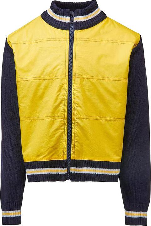 Actual product image Woom Brand WOOM SAN MORANO Kinder Trainingsjacke navy blau-gelb 140-150 (140)