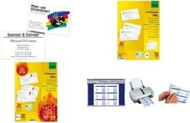Produktbild Sigel Visitenkarten 3C (190 g/m², 100 x, A4)