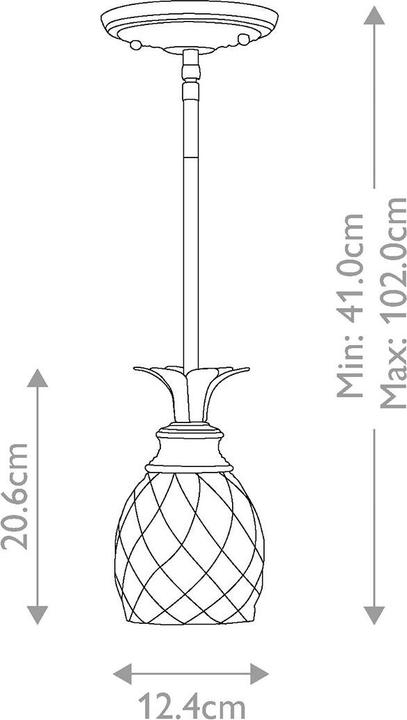 Actual product image Hinkley Plantation (E27)