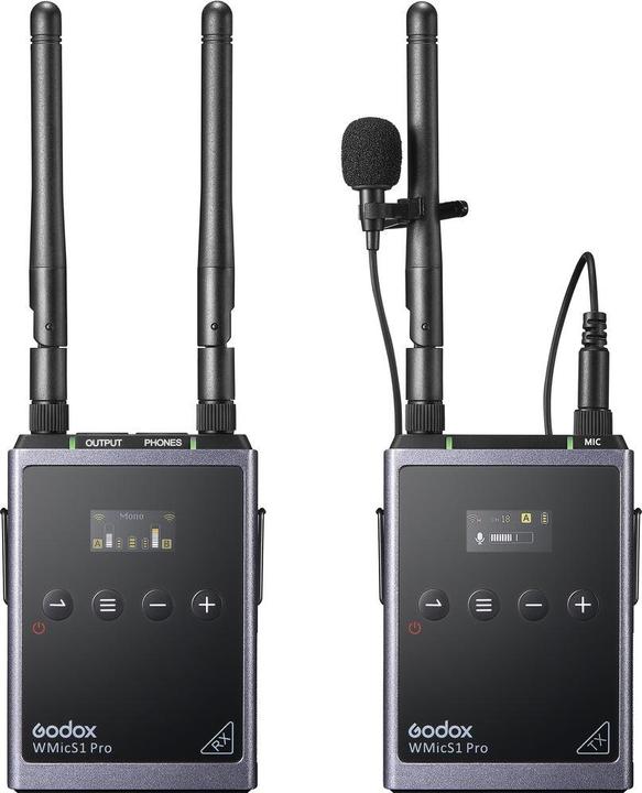 Productafbeelding Godox Draadloze Omni Lavalier-Mic TYPE-C Poort (5V) voor camera-aansluiting.