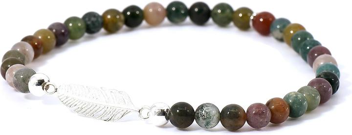 Actual product image Balibay Bilna (18 cm, Moss agate, Gemstone, Agate, 14 carat gold)