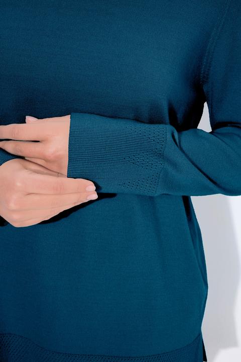 Produktbild Ulla Popken Rollkragenpullover, breite Rippbündchen, Langarm (50, 52)