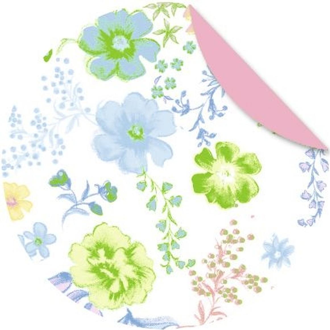 Ursus, Bastelpapier, Faltblätter Florentine Romance 80g/qm 10cm rund VE=65 Blatt Motiv 03 (80 g/m², 1 x)