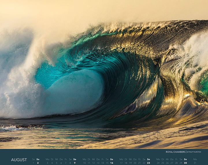 Actual product image Wellen Kalender 2026: Meeres- und Wasser-Fotografie XXL Premium Kalender