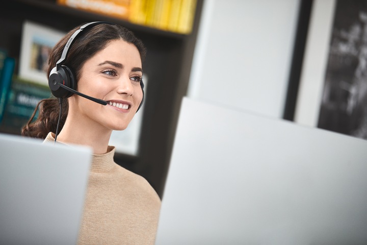 Actual product image Jabra EVOLVE2 30 SE USB-A UC (Cable, USB-A)