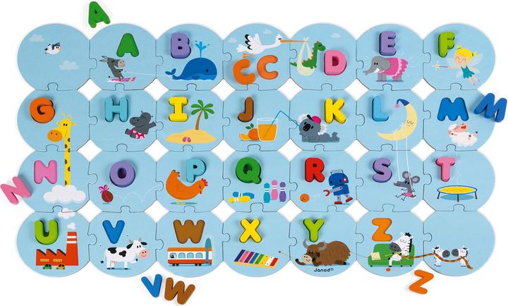 Produktbild Janod Buchstaben Lernen (28 Teile)