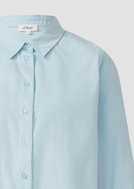 Actual product image s.Oliver Bluse Feincordbluse mit Hemdkragen (36)