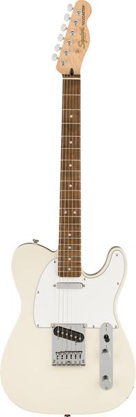 Actual product image Fender Affinity Series Telecaster Olympic White electric guitar (Electric guitar, Bone, Maple, Poplar, Steel)