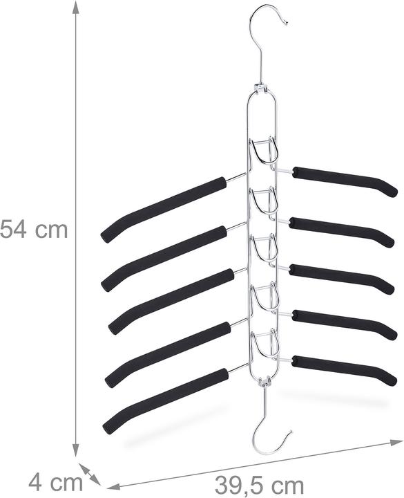 Image du produit Relaxdays Cintre multiple pour vêtements (1 x)