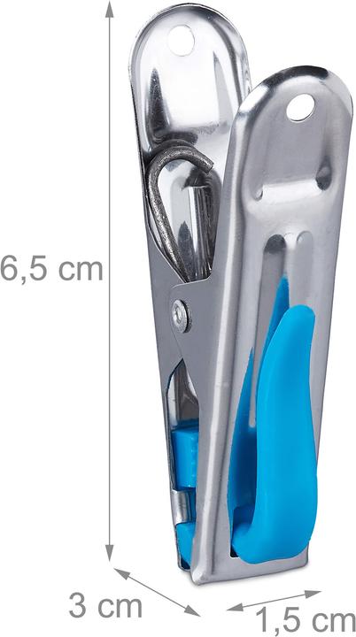 Immagine prodotto Relaxdays mollette-acciaio