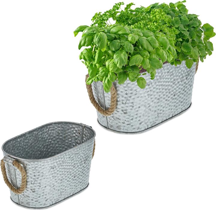 Productafbeelding Relaxdays Kuip van zink (27 cm)