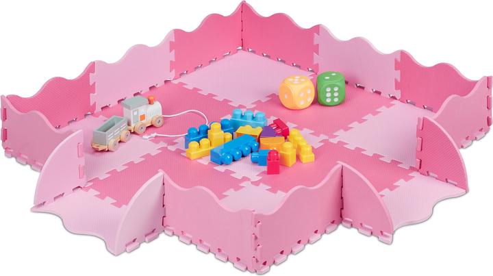 Produktbild Relaxdays Puzzlematte mit Rand (31.5 x 31.5 x 1 cm)