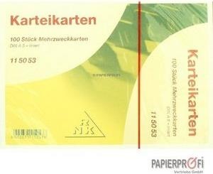Produktbild Rnk Karteikarten liniert A5 (A5, 205 g/m², 100 x)