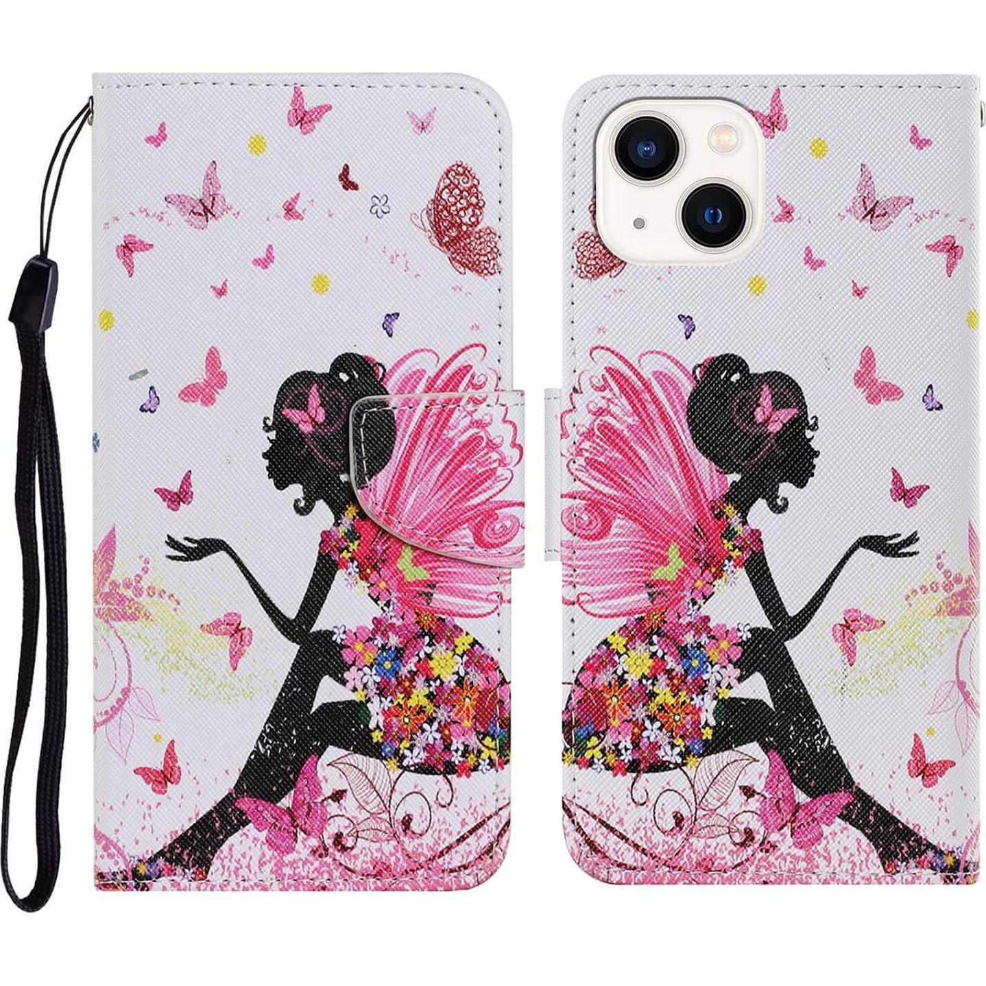 Thumbnail - Cover-Discount iPhone 14 - Leder Etui Hülle Elfe (Apple iPhone 14), Smartphone Hülle
