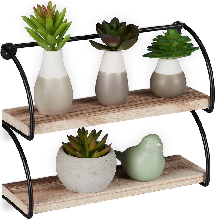 Produktbild Relaxdays Wandregal (22 x 7 x 17 cm)