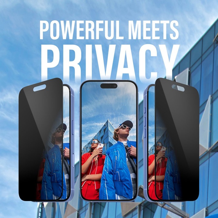 Actual product image PanzerGlass Privacy (1 Piece, Apple iPhone 16)