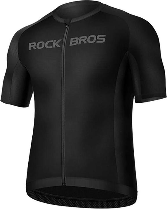 Productafbeelding Rockbros 15120002004 fietstrui korte mouw XL - zwart (XL)