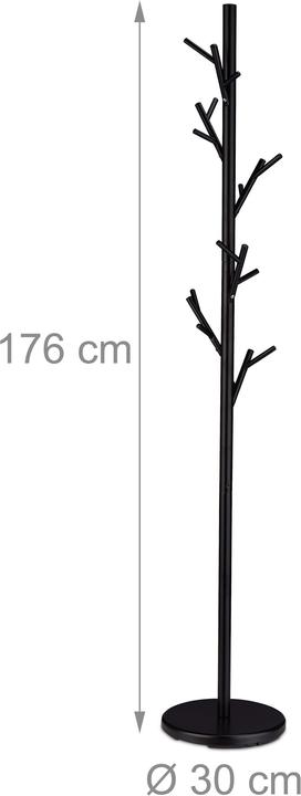 Actual product image Relaxdays Coat rack