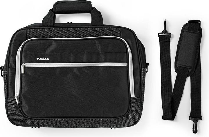 Produktbild Nedis Notebook-Tasche - Laptoptasche - Aktentasche - Schultertasche - Das Tragen Gürtel - 15-16" - (16", Universal)