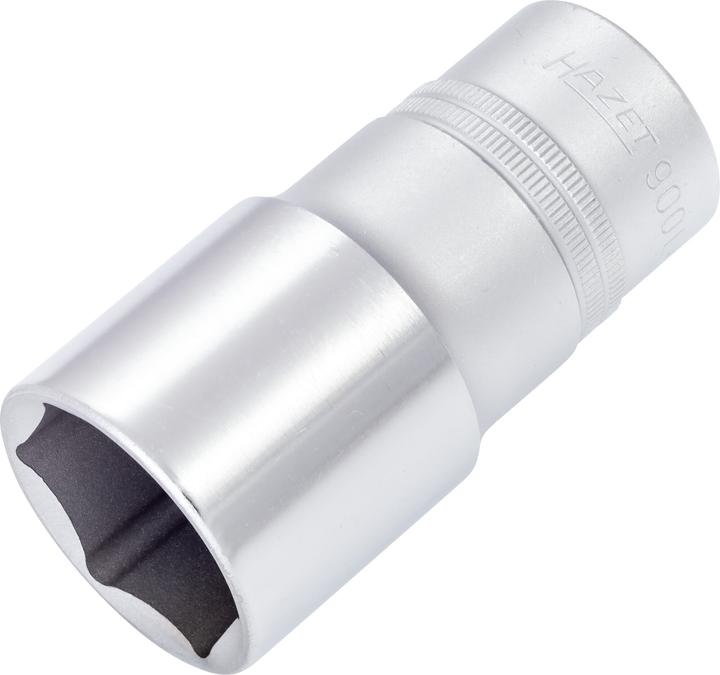 Produktbild HAZET Steckschlüsseleinsatz ∙ Sechskant 900LG-32 ∙ Vierkant12,5 mm (1/2 Zoll) ∙ Aussen Sechskant-Tra… (32 mm)