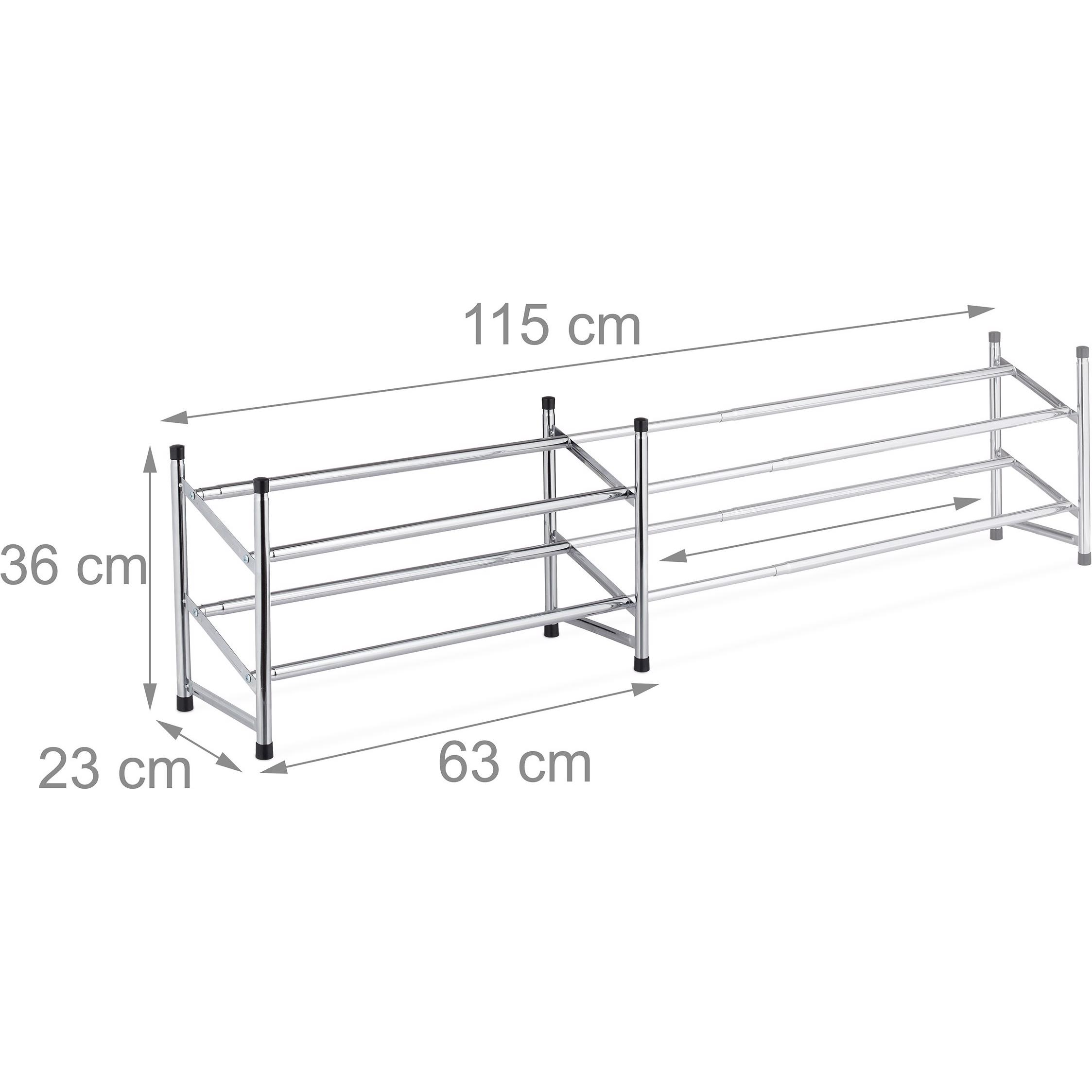Thumbnail - Relaxdays, Schuhschrank, Baylee (115 x 23 x 36 cm)