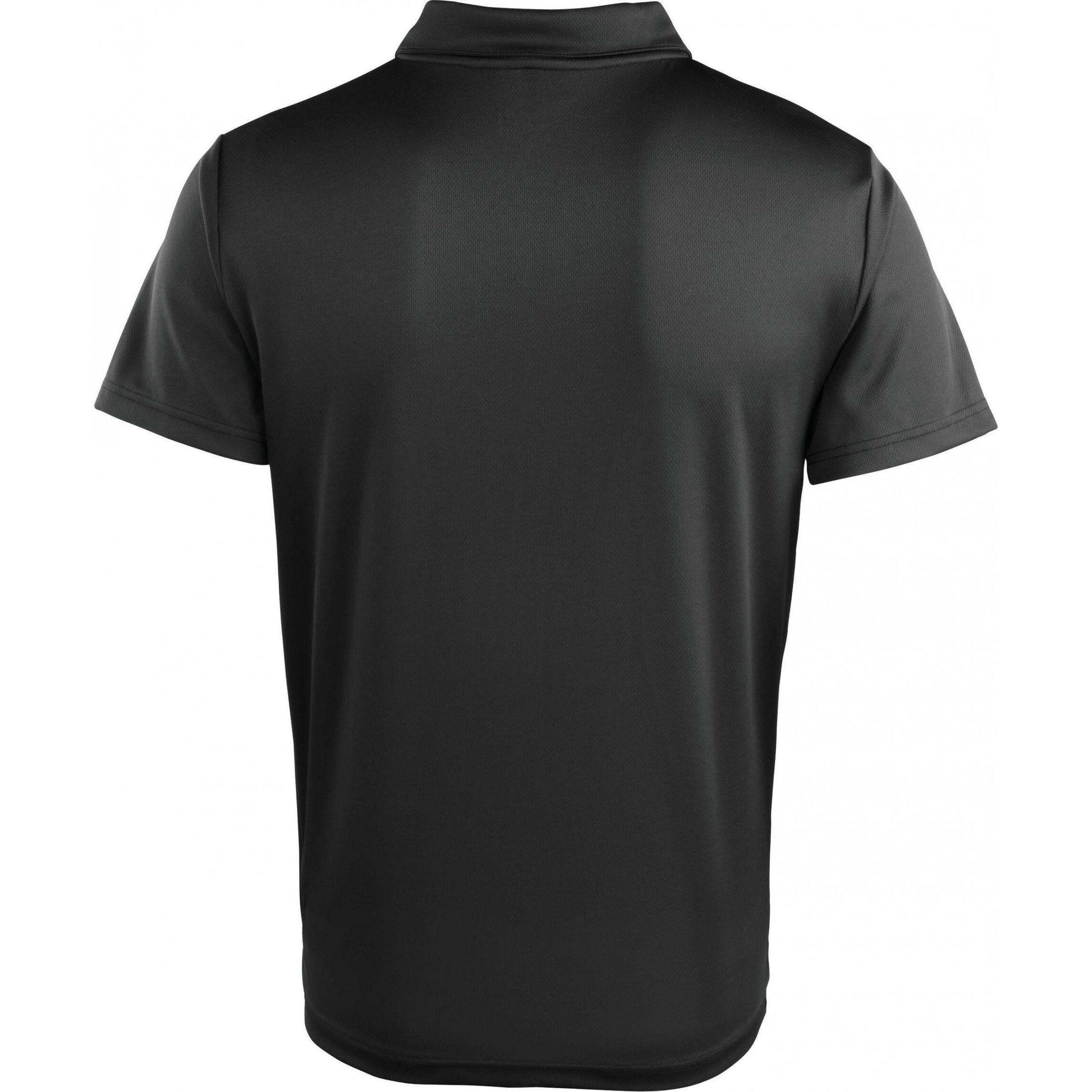 Thumbnail - Premier, Shirt, Polo Druckknöpfe coolchecker, Schwarz, (M)