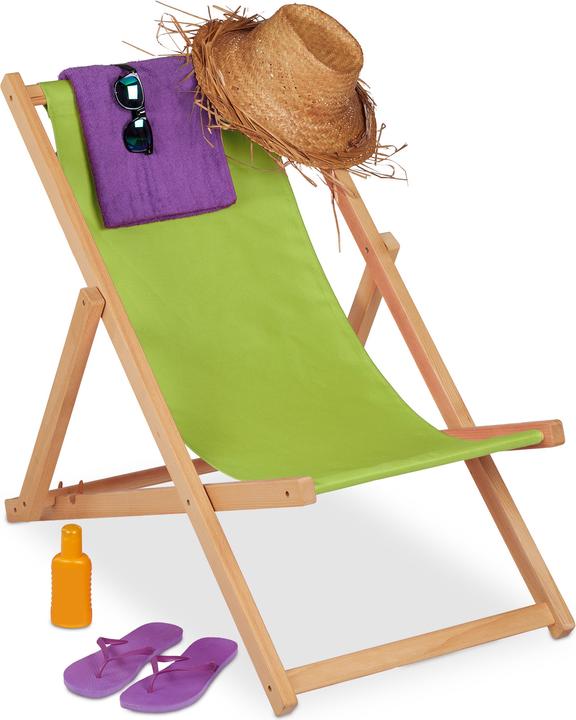 Produktbild Relaxdays Holzliegestuhl (92 cm)
