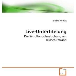Live-Untertitelung, Fachbücher