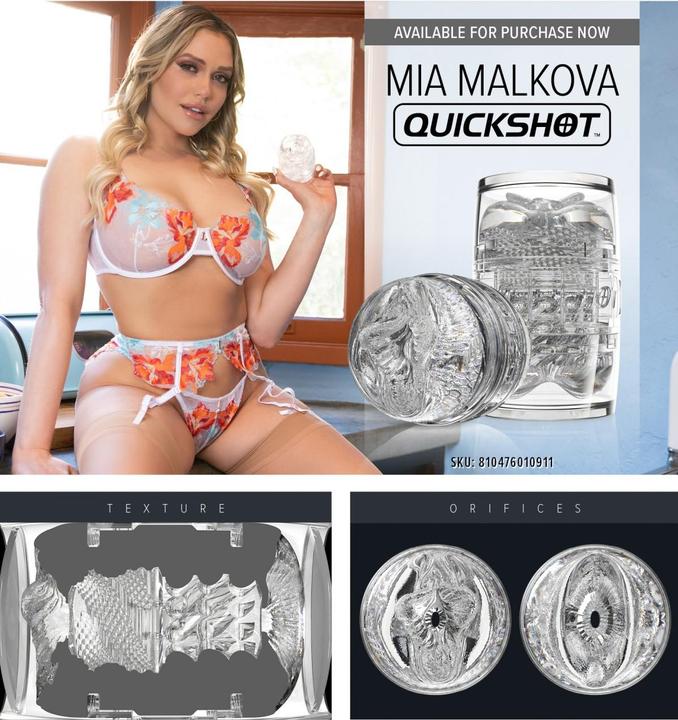 Actual product image Fleshlight Quickshot Mia Malkova
