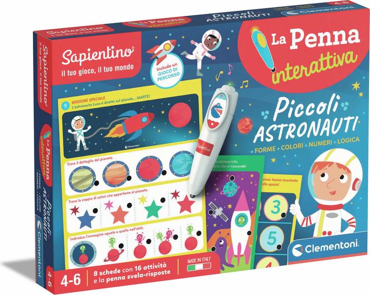 Clementoni Sapientino -Penna I Piccoli Astronauti (Italiano)